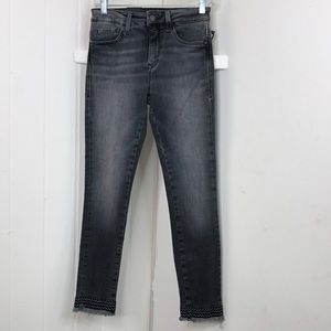 Mavi New With Tag Excellent Condition Tess High Rise Skinny Raw Hem w/Em…